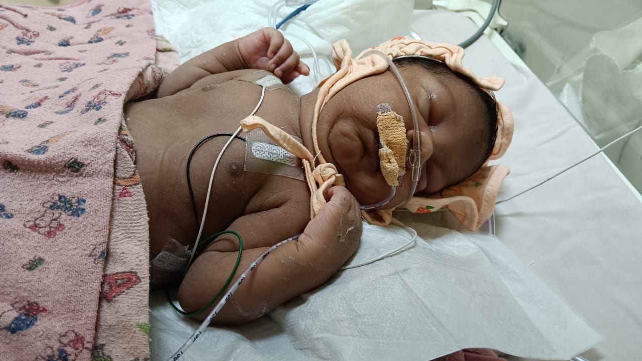 Baby of Vidya Padwale, 20 Days Old